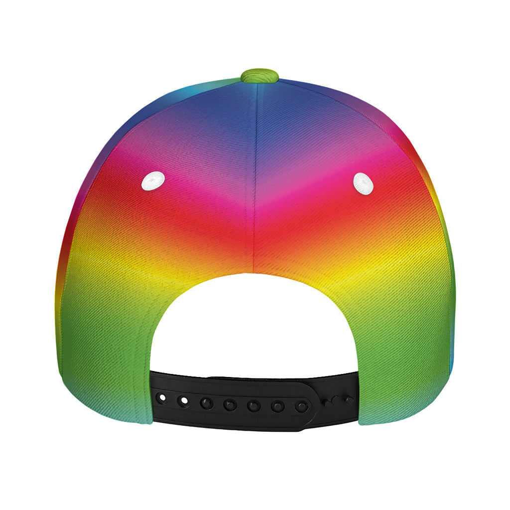 Rainbow Print Baseball Cap