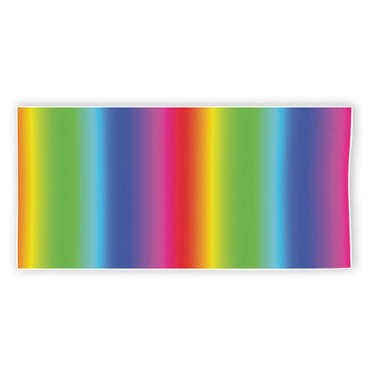 Rainbow Print Beach Towel