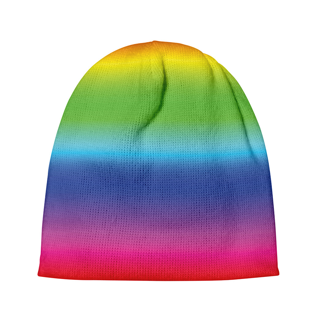 Rainbow Print Beanie