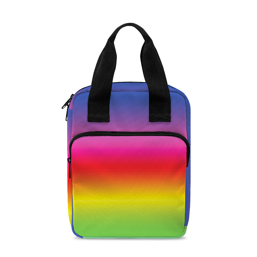 Rainbow Print Bible Tote Bag
