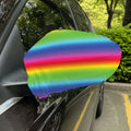Rainbow Print Car Side Mirror Covers
