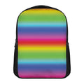 Rainbow Print Casual Backpack