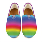 Rainbow Print Casual Shoes