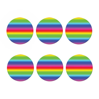 Rainbow Print Coaster Set