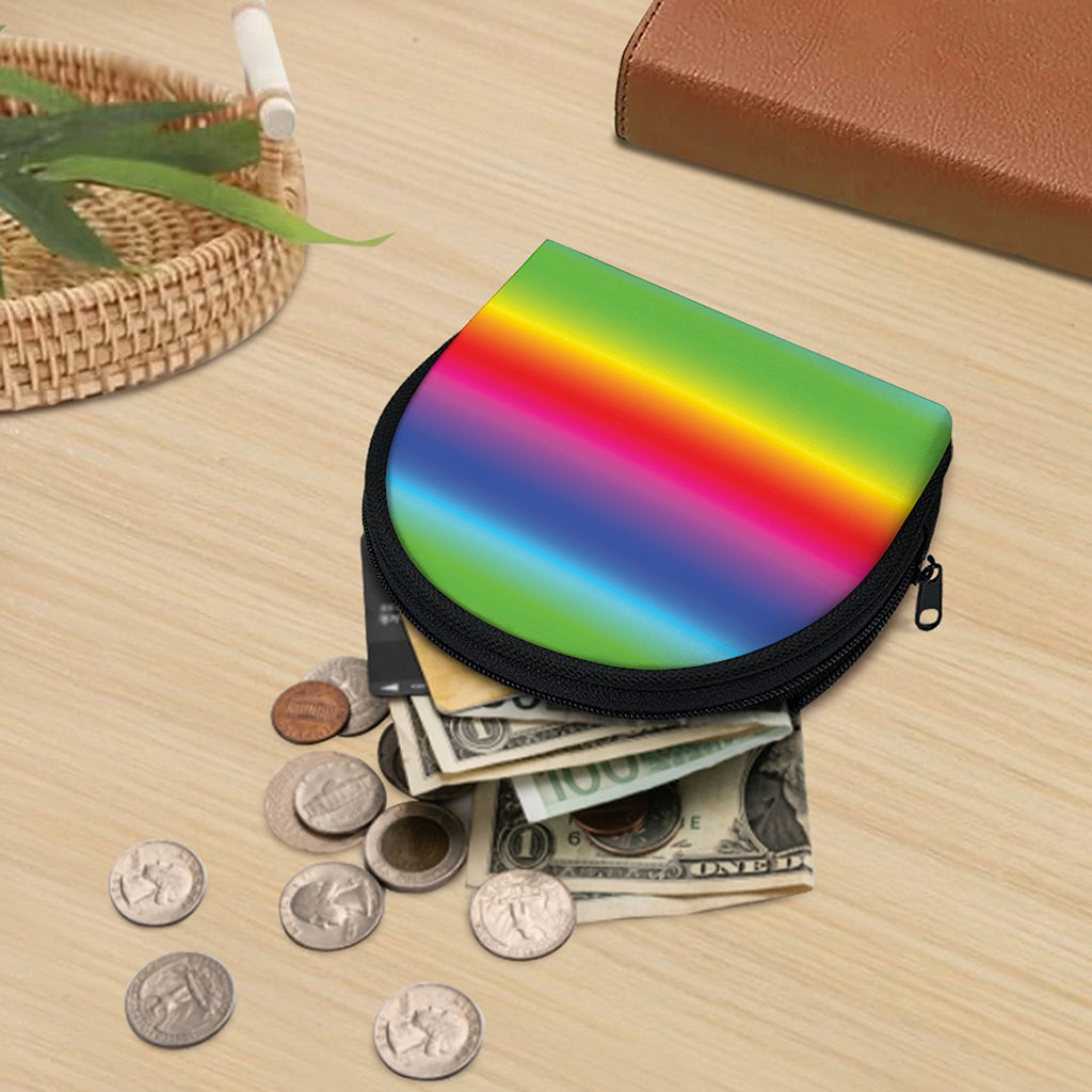 Rainbow Print Coin Purse