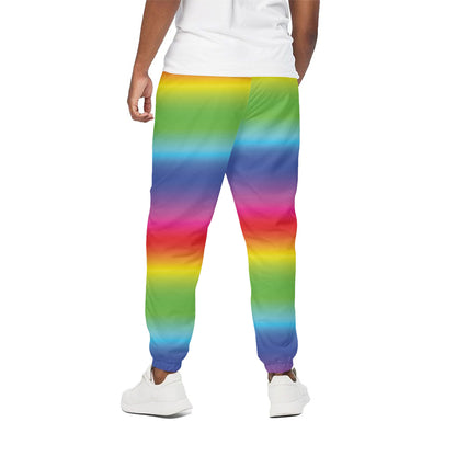 Rainbow Print Cotton Pants