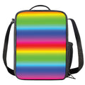 Rainbow Print Crossbody Lunch Bag