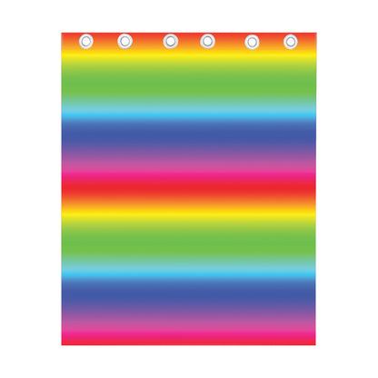 Rainbow Print Curtain