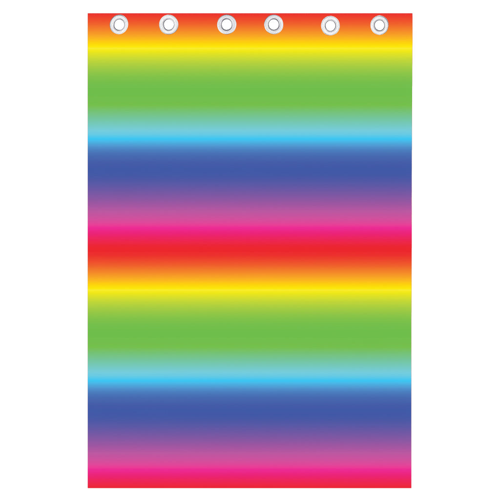 Rainbow Print Curtain