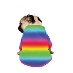 Rainbow Print Dog Zip Up Jacket