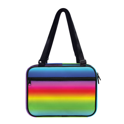 Rainbow Print Double Strap Bible Bag