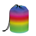 Rainbow Print Drawstring Makeup Bag