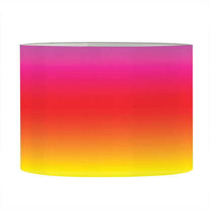 Rainbow Print Drum Lamp Shade