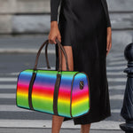 Rainbow Print Duffle Bag