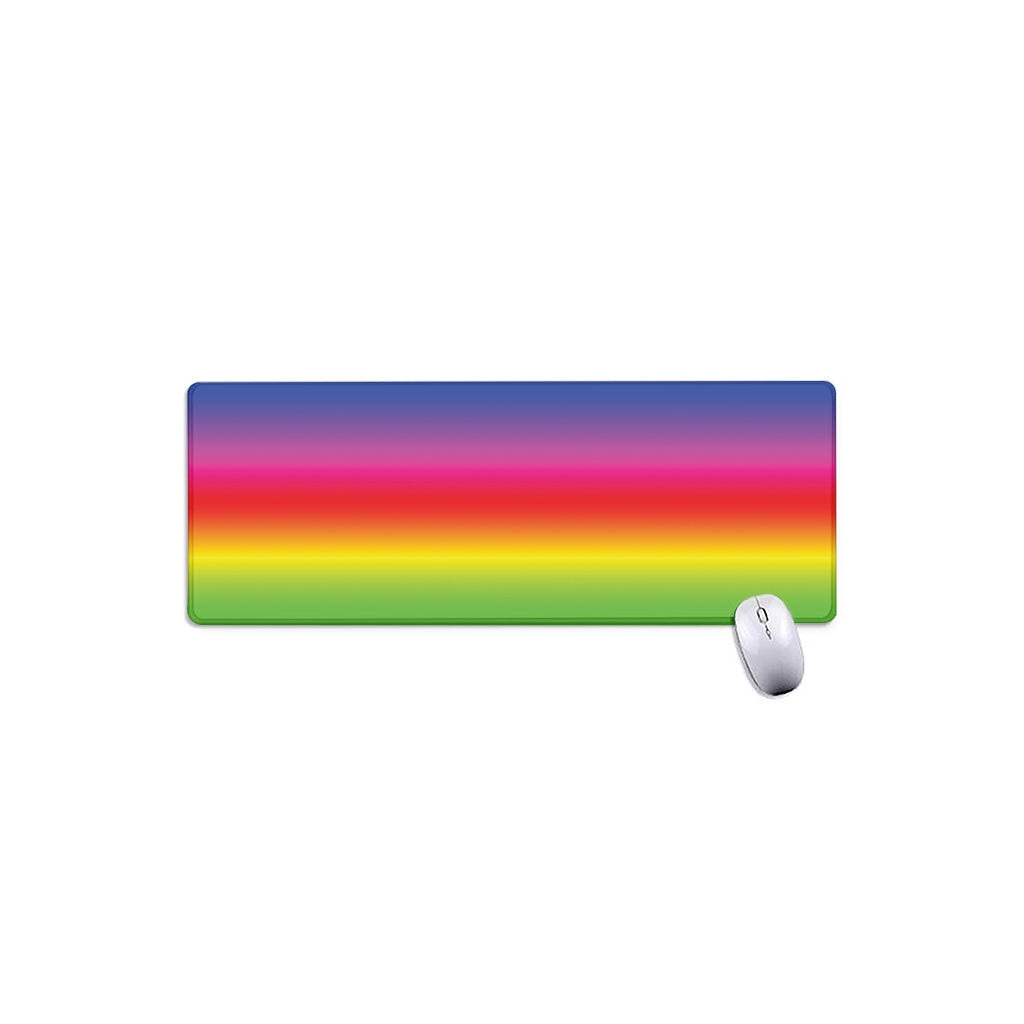 Rainbow Print Extended Mouse Pad