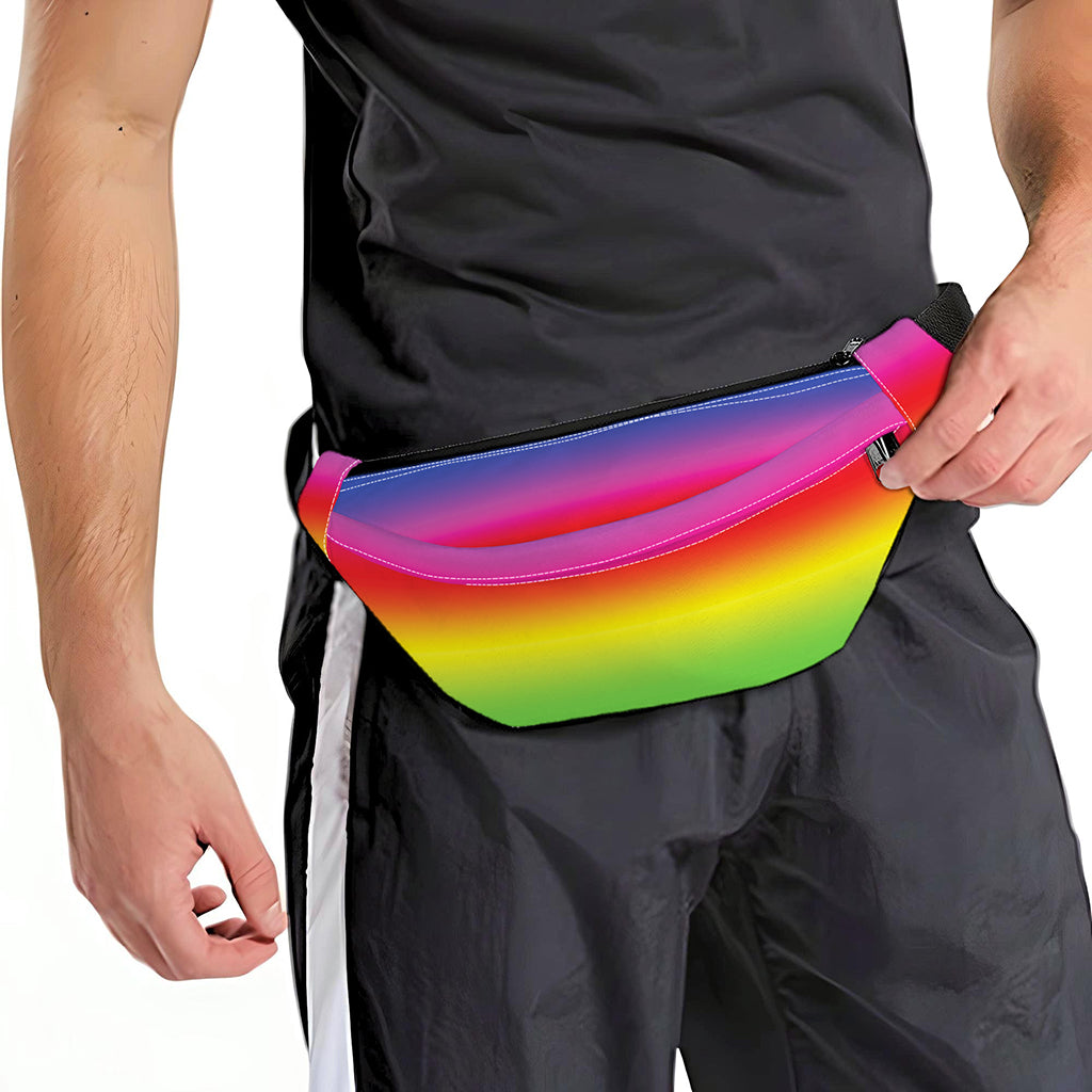 Rainbow Print Fanny Pack