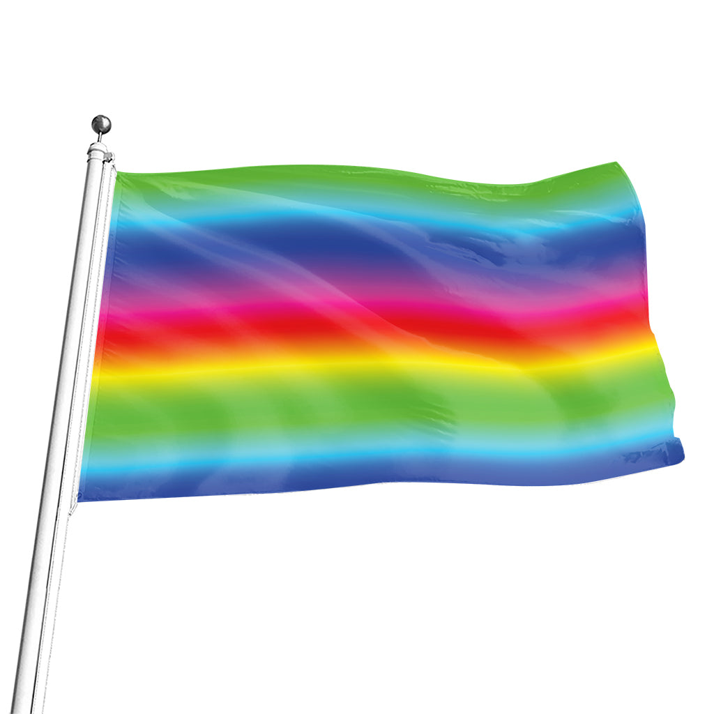 Rainbow Print Flag