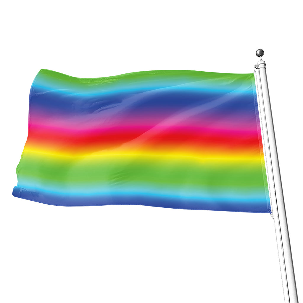 Rainbow Print Flag