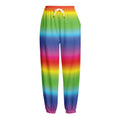 Rainbow Print Fleece Lined Knit Pants