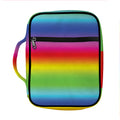 Rainbow Print Front Pocket Bible Bag