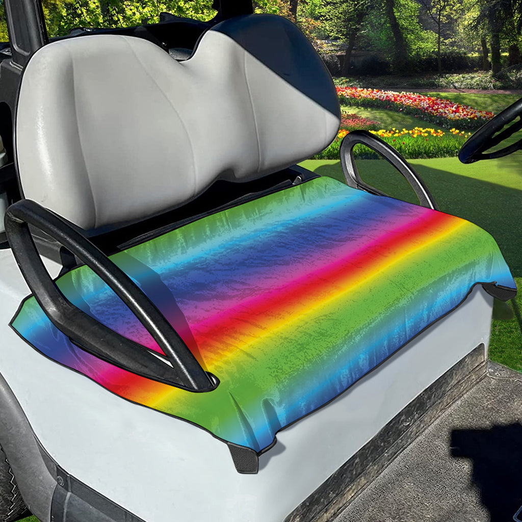 Rainbow Print Golf Cart Seat Cover