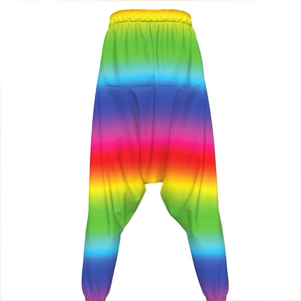 Rainbow Print Hammer Pants