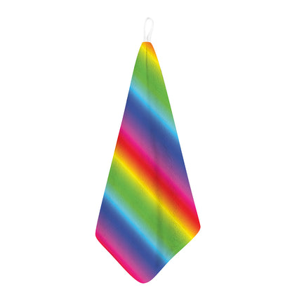 Rainbow Print Hand Towel