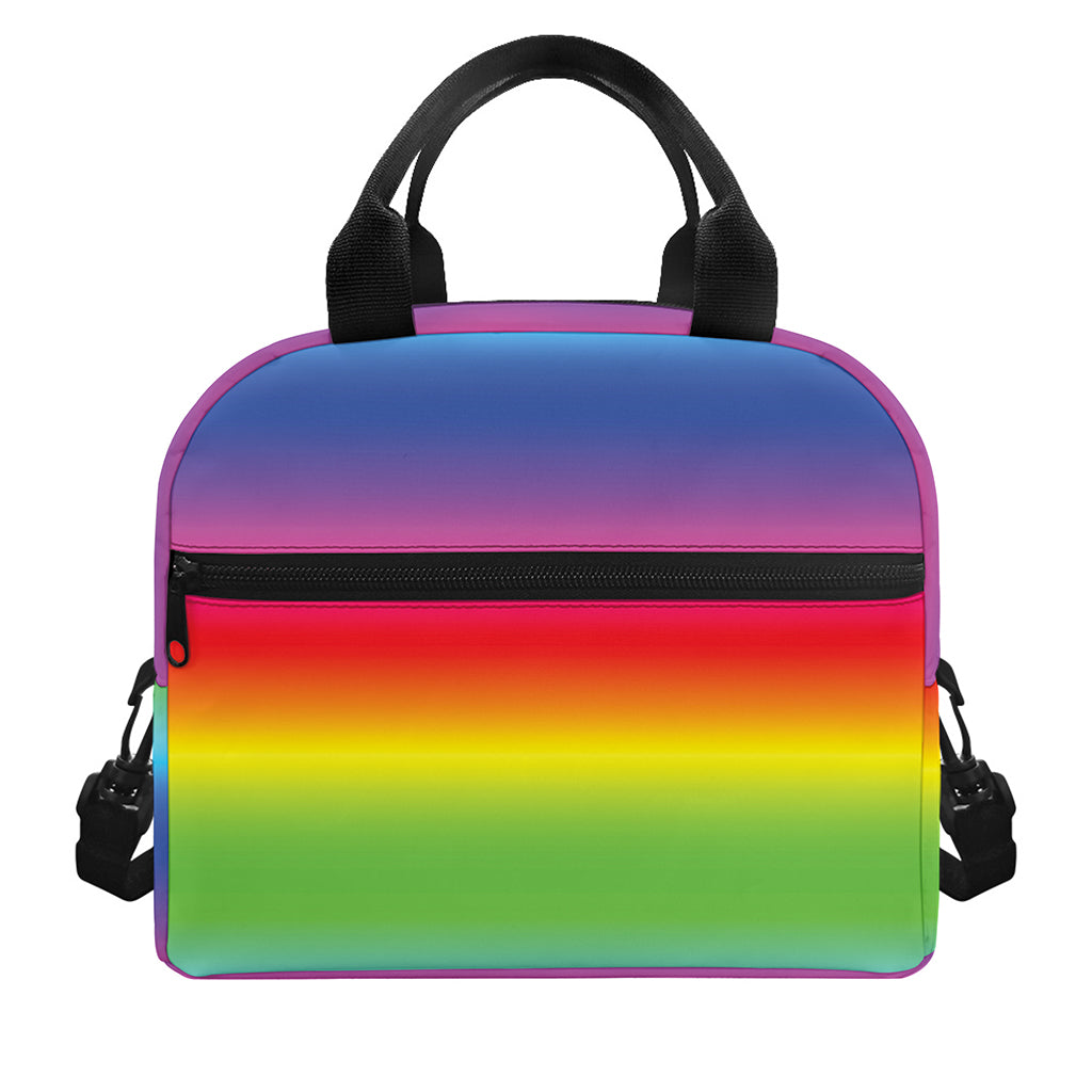 Rainbow Print Insulated Lunch Bag