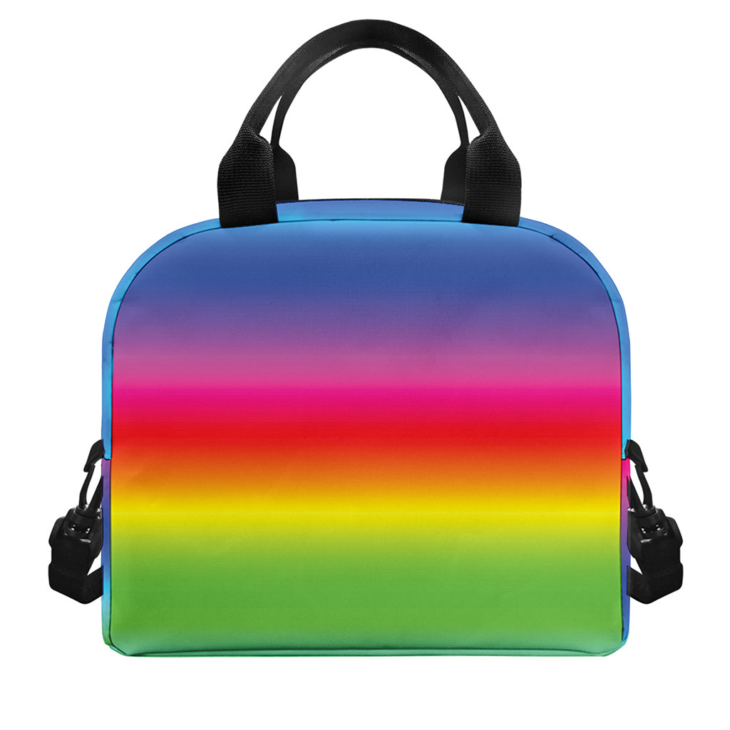 Rainbow Print Insulated Lunch Bag