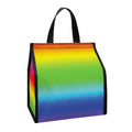 Rainbow Print Insulated Lunch Tote