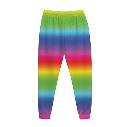 Rainbow Print Jogger Pants