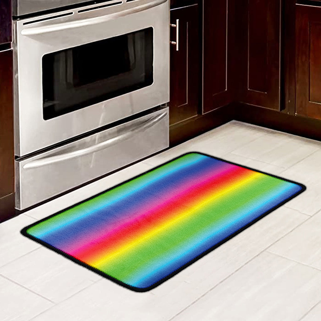 Rainbow Print Kitchen Mat