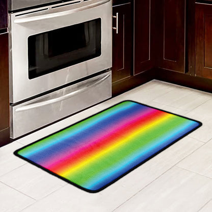 Rainbow Print Kitchen Mat