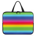 Rainbow Print Laptop Sleeve With Handle