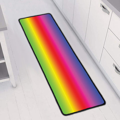 Rainbow Print Long Kitchen Mat