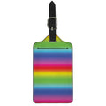 Rainbow Print Luggage Tag