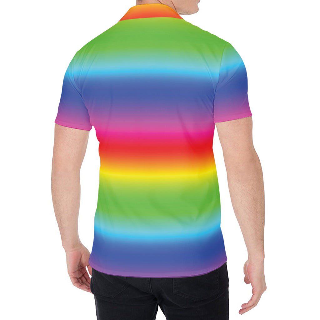 Rainbow Print Men's Shirt