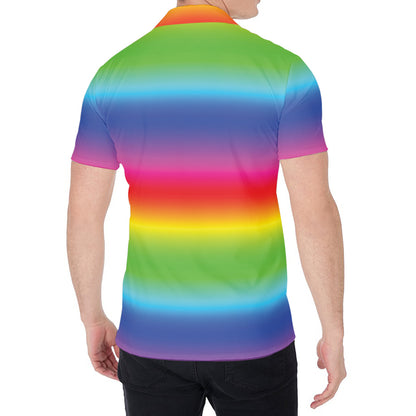 Rainbow Print Men's Shirt