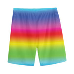 Rainbow Print Men's Sports Shorts