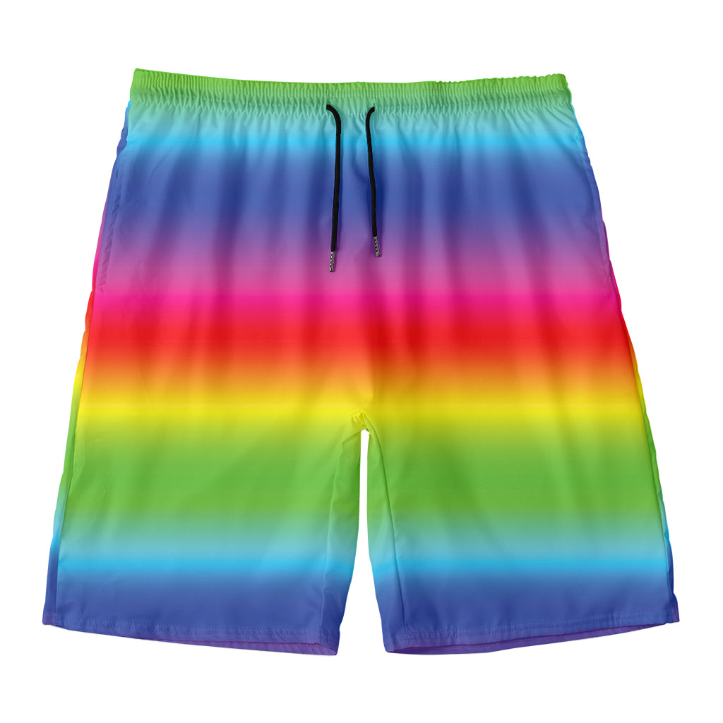 Rainbow Print Men's Swim Trunks