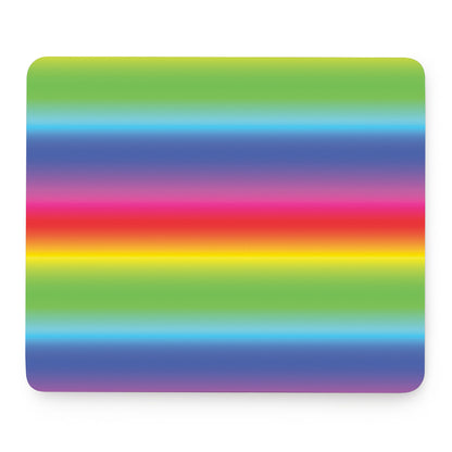 Rainbow Print Mouse Pad