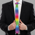 Rainbow Print Necktie
