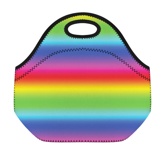 Rainbow Print Neoprene Lunch Bag