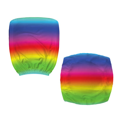 Rainbow Print Office Chair Cover