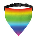 Rainbow Print Over The Collar Dog Bandana