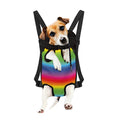 Rainbow Print Pet Carrier Backpack