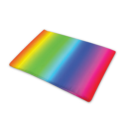 Rainbow Print Pet Cooling Mat Cover