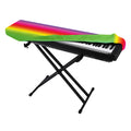 Rainbow Print Piano Keyboard Cover