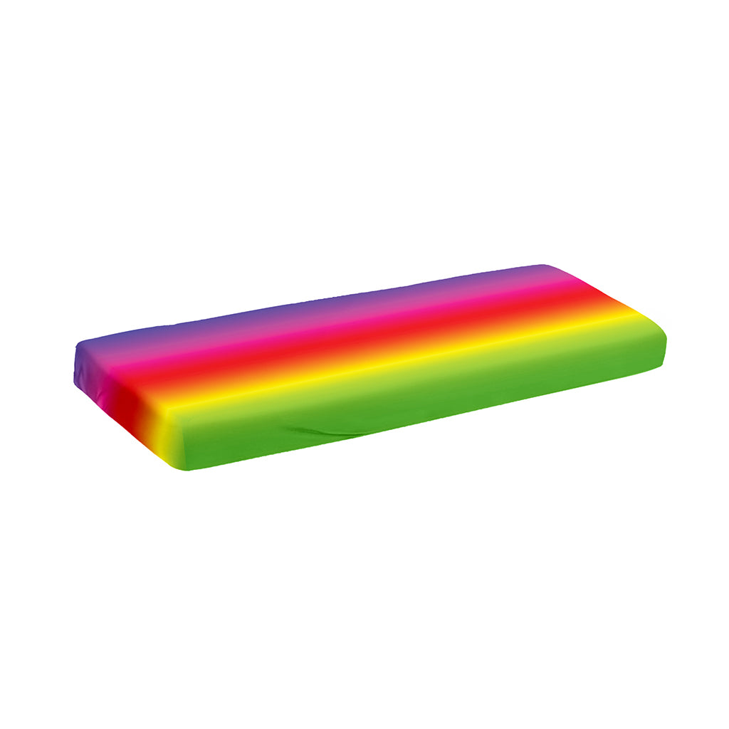 Rainbow Print Piano Keyboard Cover