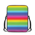 Rainbow Print Rectangular Crossbody Bag